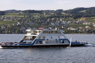Le ferry Meilen-Horgen sur une photo de 2008. (archives) KEYSTONE/ALESSANDRO DELLA BELLA